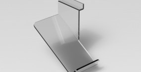Sloping Side Facing Shoe Display - Slat Fix